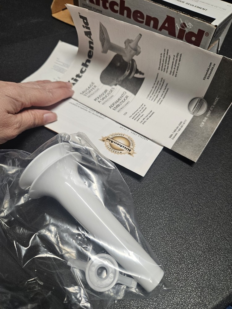 KitchenAid Sausage Stuffer Stand Mixer Attachment - White
