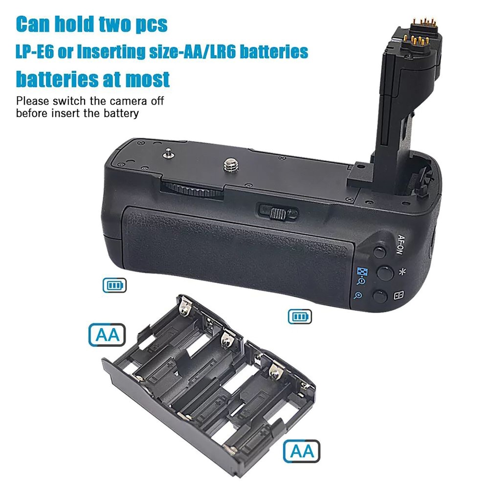 Durable BG-E6 Vertical Battery Hand Grip for Canon EOS 5D Mark II 5DII 5D2