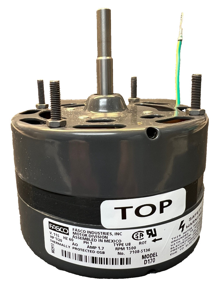 D170 Motor, Draft Inducer 4.4"