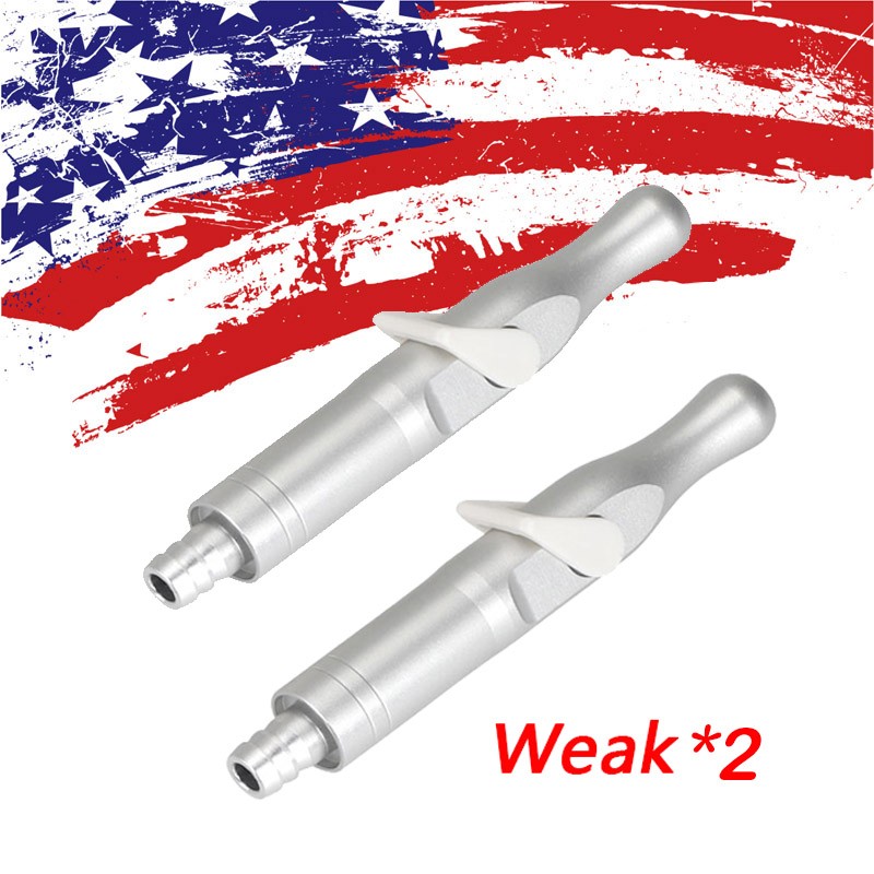 2Pcs Dental High Volume Weak SE Saliva Ejector Suction Tip Adaptor Handpiece