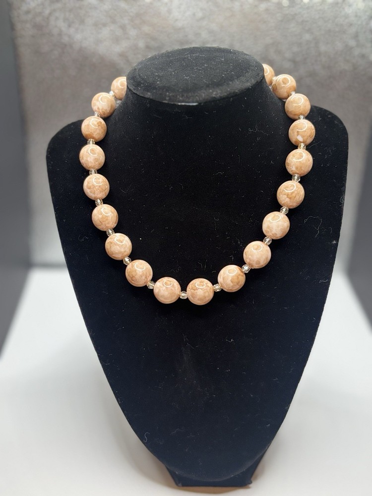 1960s Glass Beaded Necklace