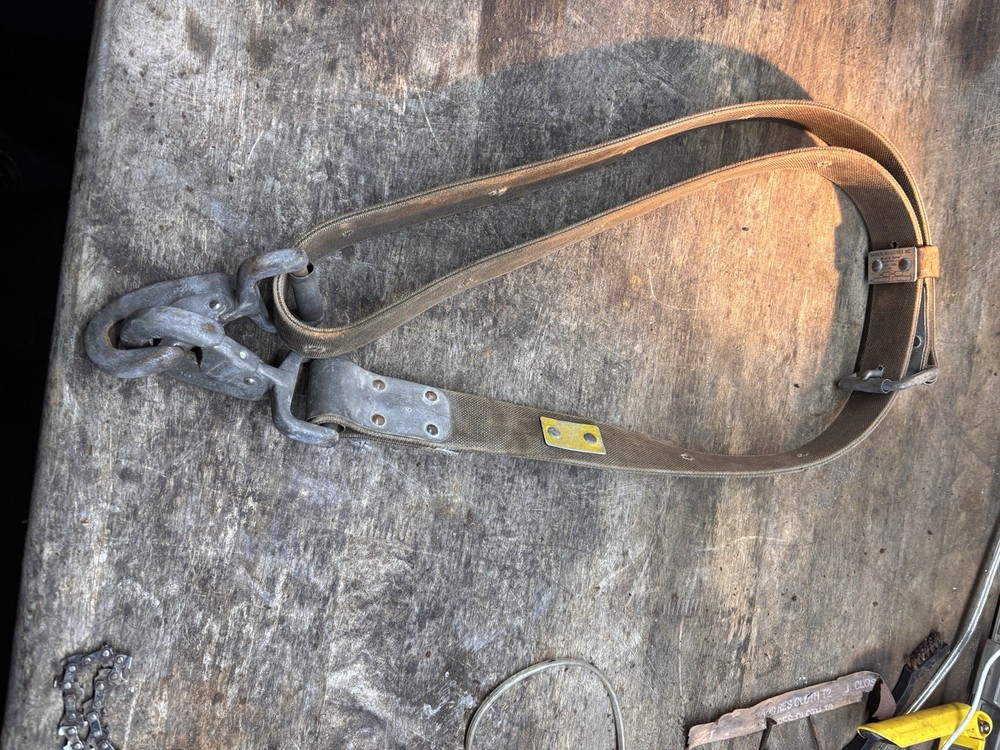 Lineman’s Climbing Belt And Pole Strap