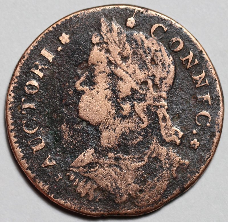 1787 Connecticut Colonial Copper, Draped Bust Left