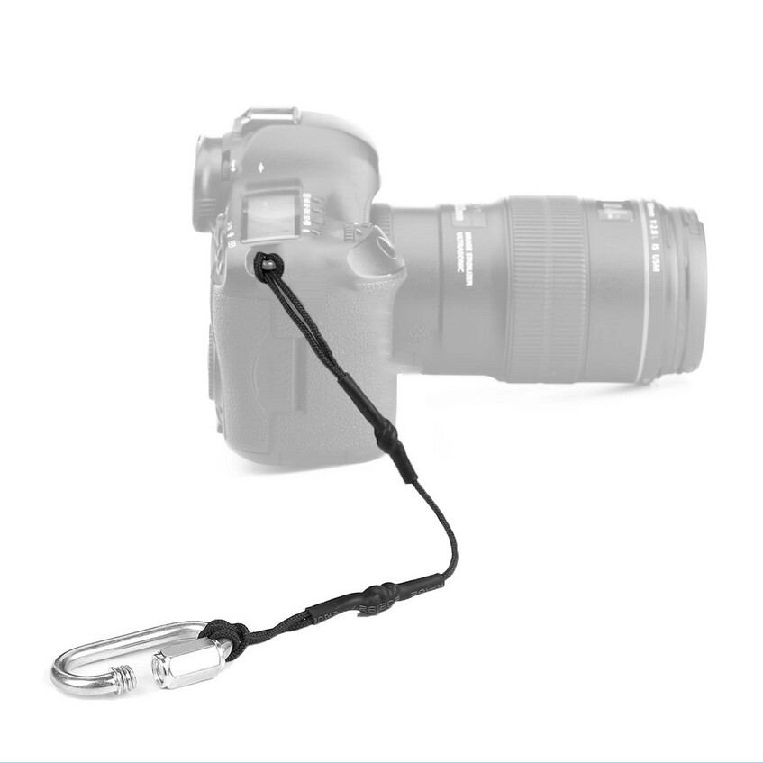(5 Pcs) Stainless Steel Screw Mount+ Safety Tether for Quick Release Neck Strap