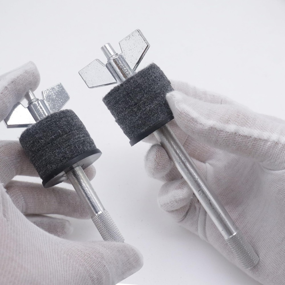 Cymbal Stacker Set 4" & 5.7" Stackers with 8mm Thread Wing Nut Included