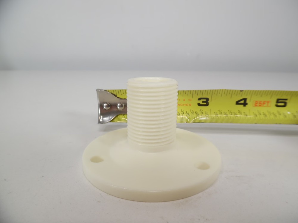 1" 1-14 Thread Nylon Antenna Flange Mount