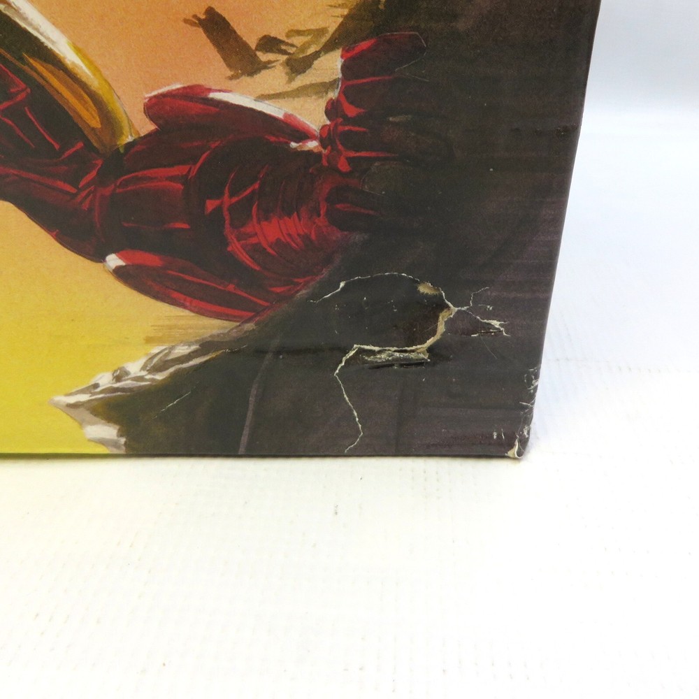 IRON MAN Printed Comic Short Box Storage 15"x8"x12" Marvel Comics SEE PICS