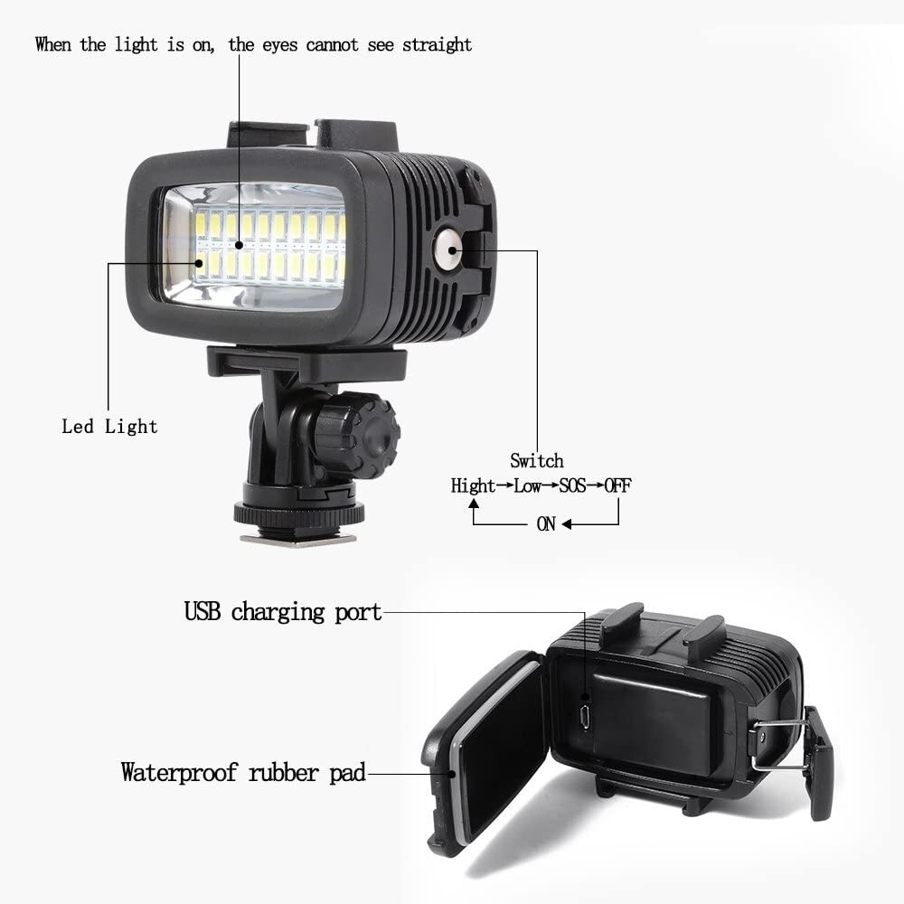 Waterproof LED Colour Light for Insta360