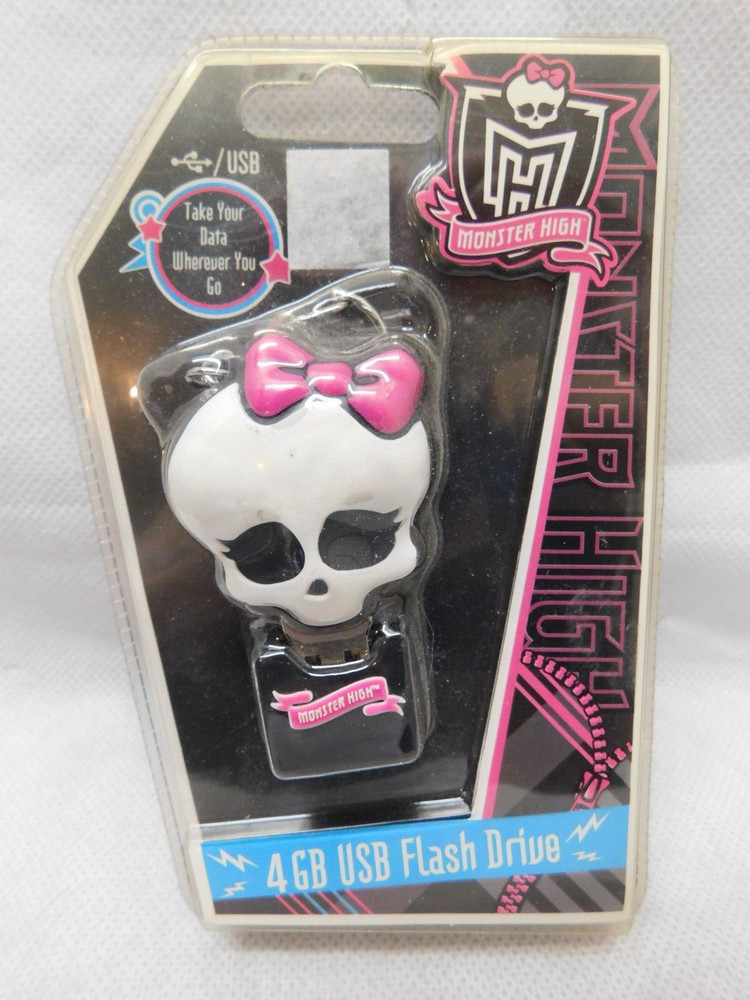Monster High 4GB USB Flash Drive Compatible with Mac and PC