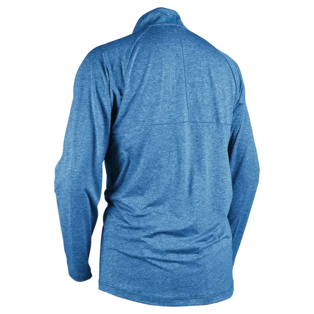 Sun Mountain Men's Second Layer LS Pullover - Navy Heather Size XXXL