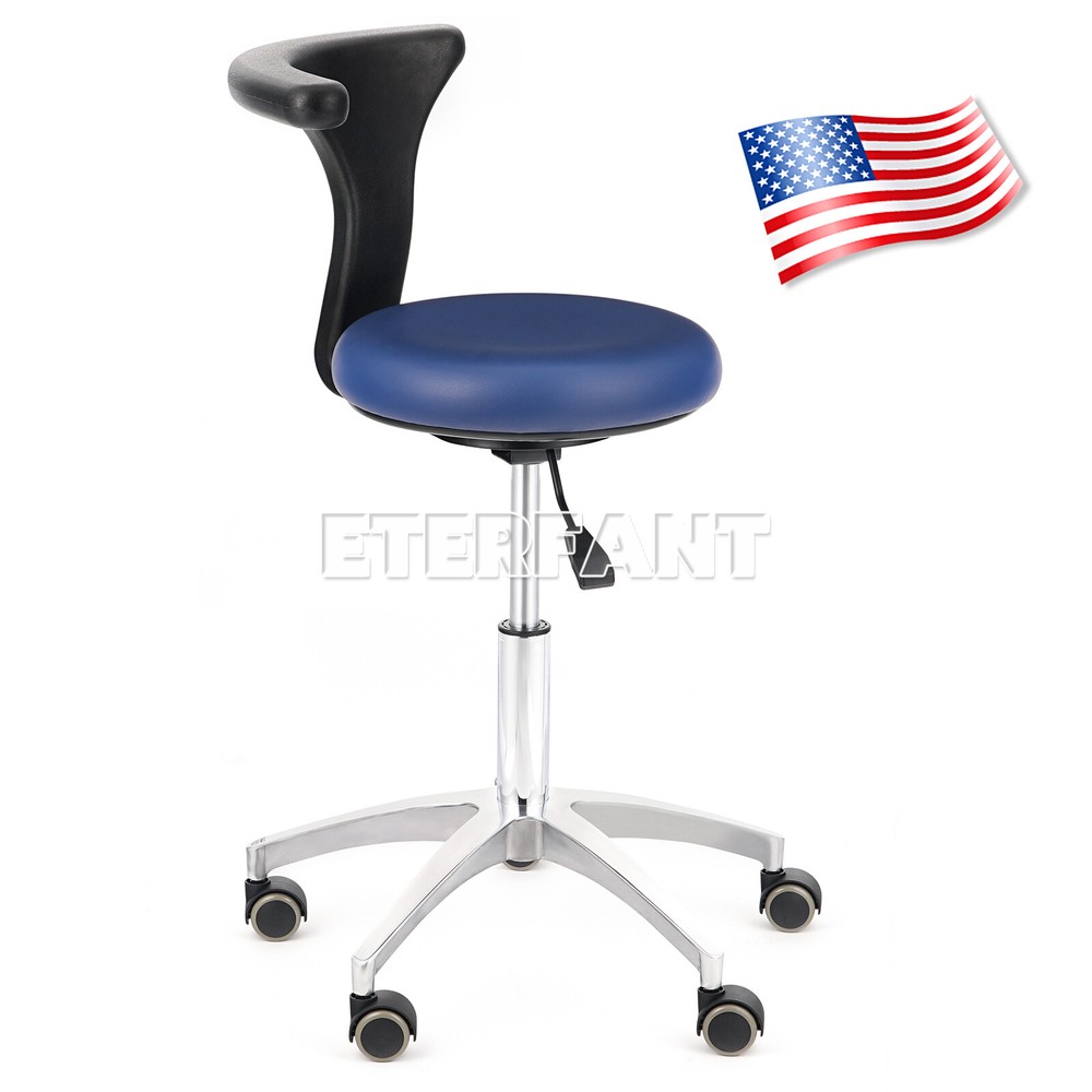 Mobile Delivery Unit System with Socket/Dental Doctor Assistant Stool Chair Blue