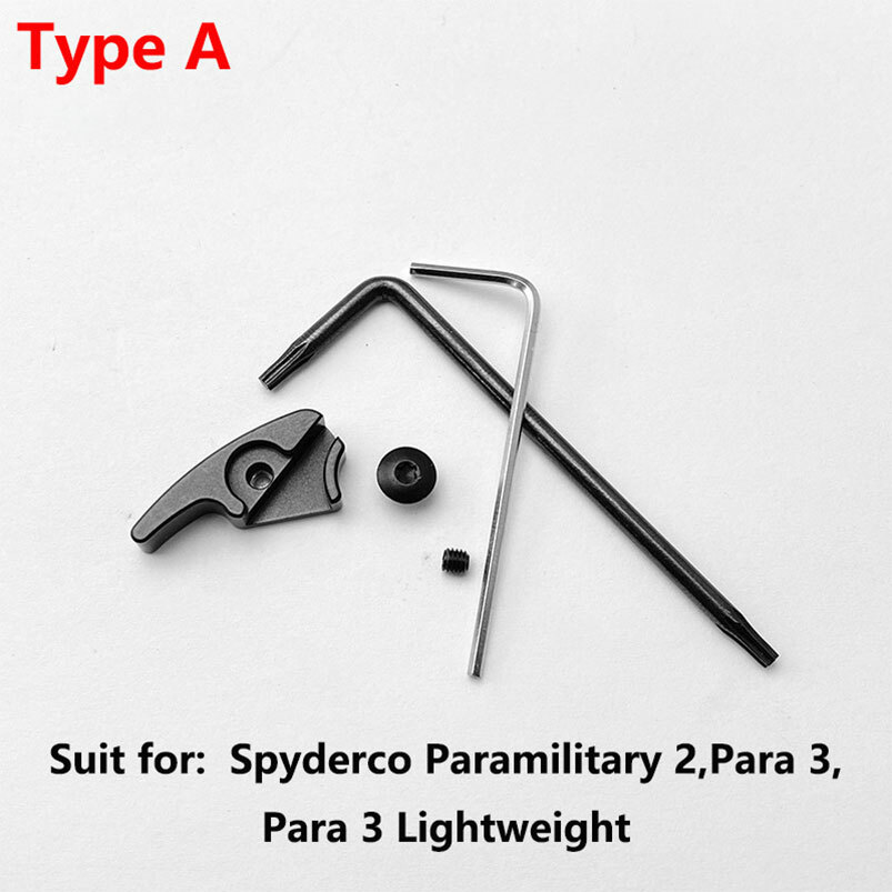 Durable Open Hook Screw Tool Set Fittings For Spyderco Paramilitary 2
