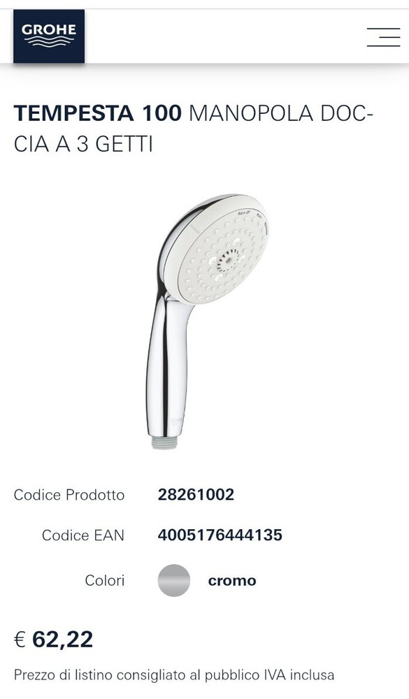 grohe shower