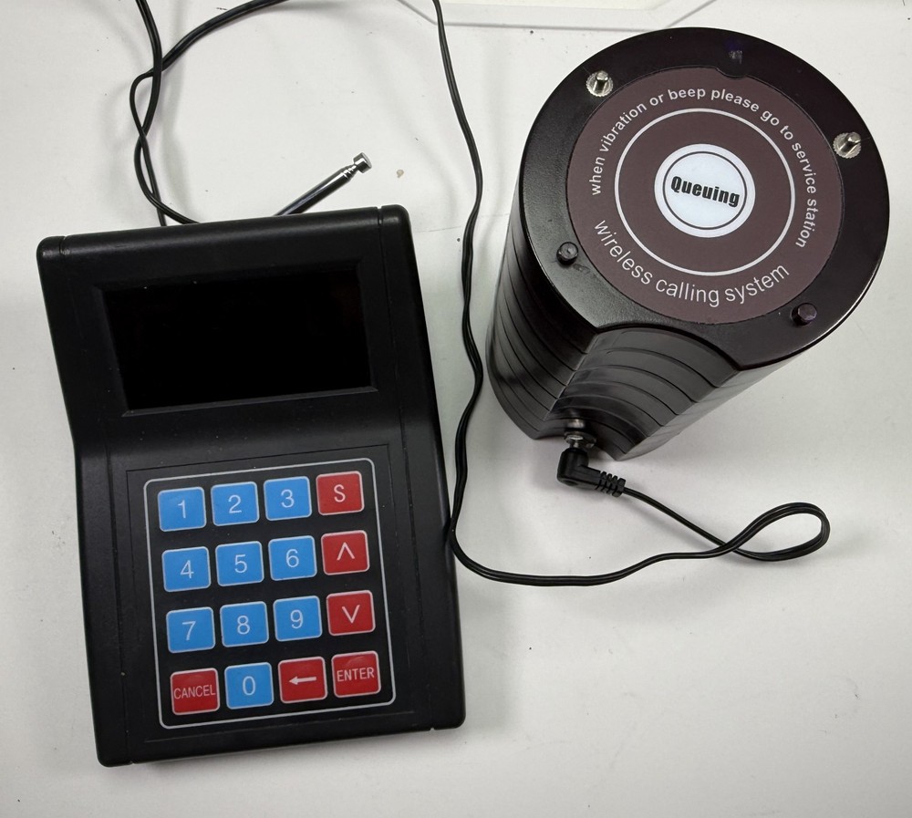 Restaurant Pager Wireless Calling System 7 Beepers vibrators