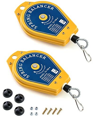 Spring Balancer, 2 Pack 3.3lbs - 6.6lbs Bearing Retractable Tool Fixture
