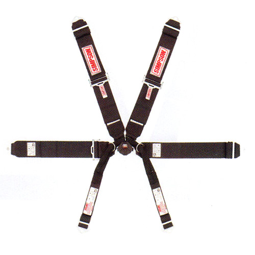 29110BKR2X Simpson Racing 3" Camlock Harness