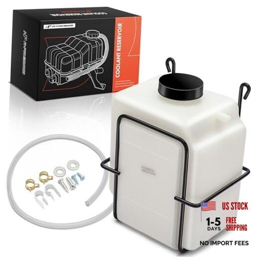 Automatic White Universal Coolant Reservoir Bottle Kits Compatible with More