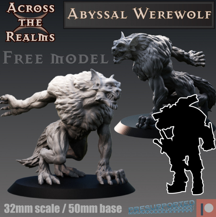DnD Abyssal Werewolf