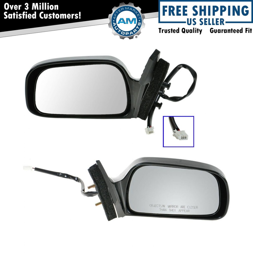 Power Side View Mirrors Left & Right Pair Set for 97-01 Camry (US Built Models)