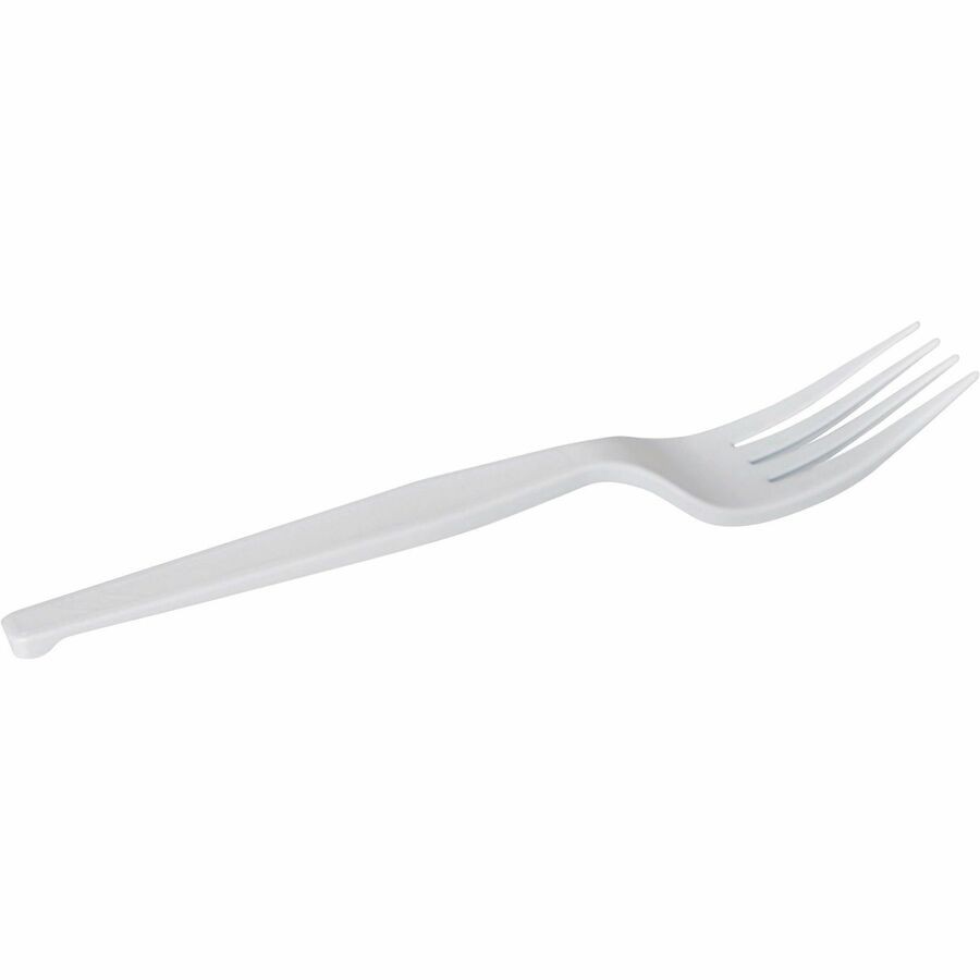 Dixie Plastic Tableware - 1000/carton - Plastic - White (FM217)