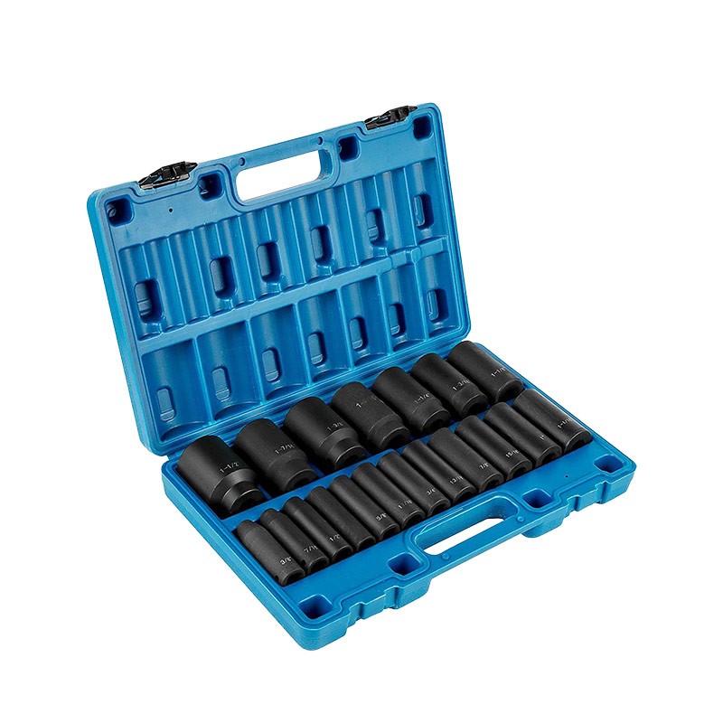 19 Pcs Easy Out Stripped Bolt Extractor Impact Socket Set Damaged Bolt Remover