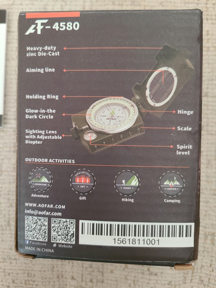 AOFAR Multifunction Compass AF-4580