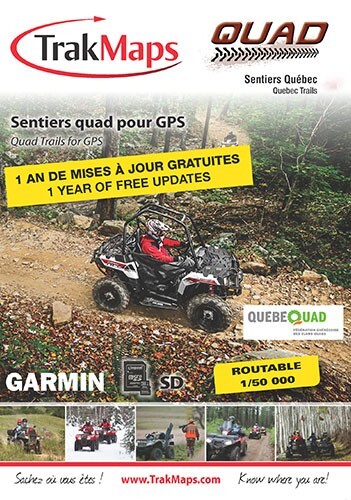 TrakMaps ATV Quebec - Garmin GPS Map
