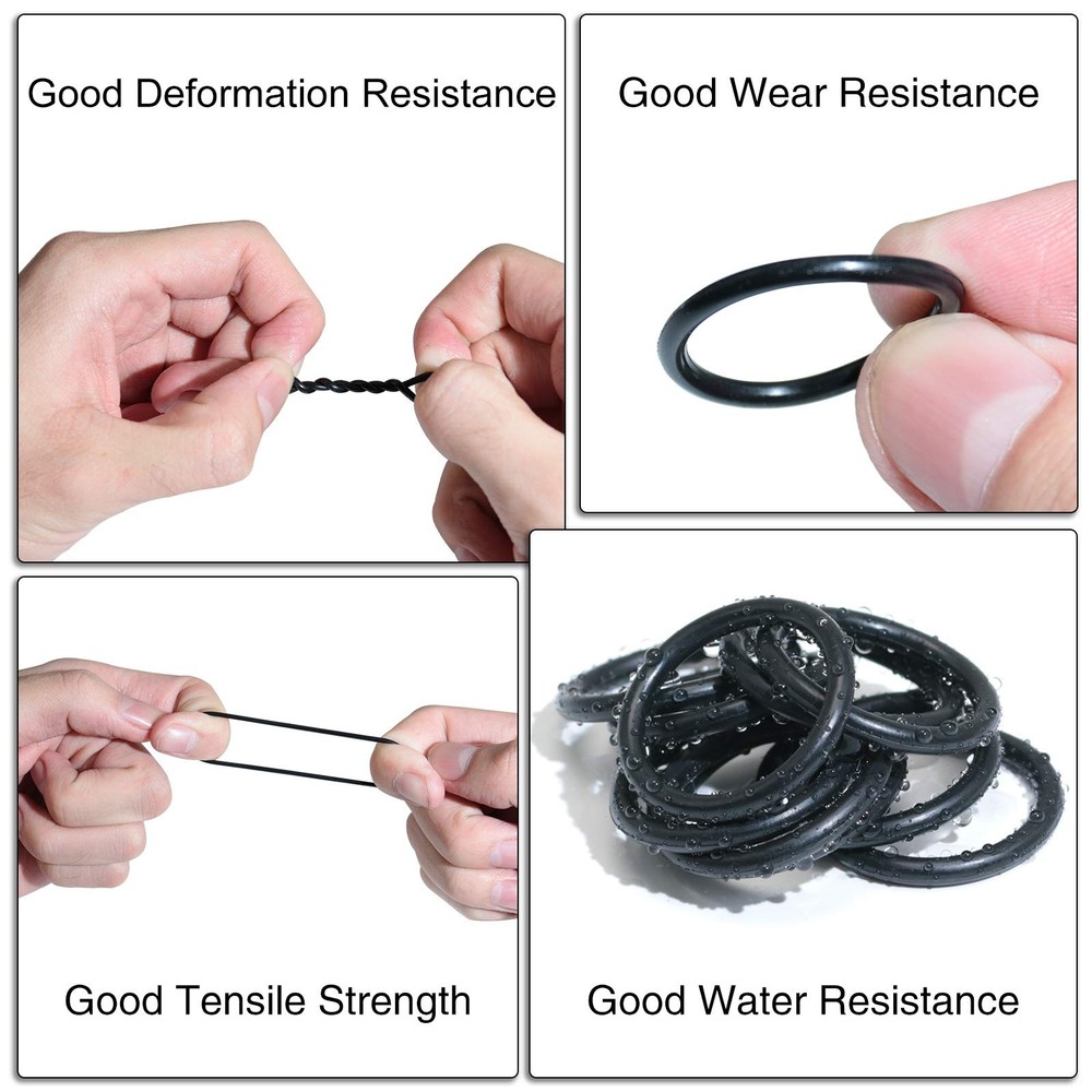 boeray 740pc Universal O Rings Assortment in 24 740pcs Metric with Tools