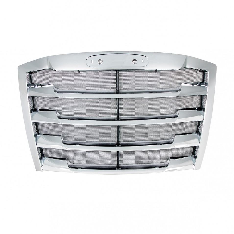Freightliner Cascadia Chrome Grille With Bug Screen