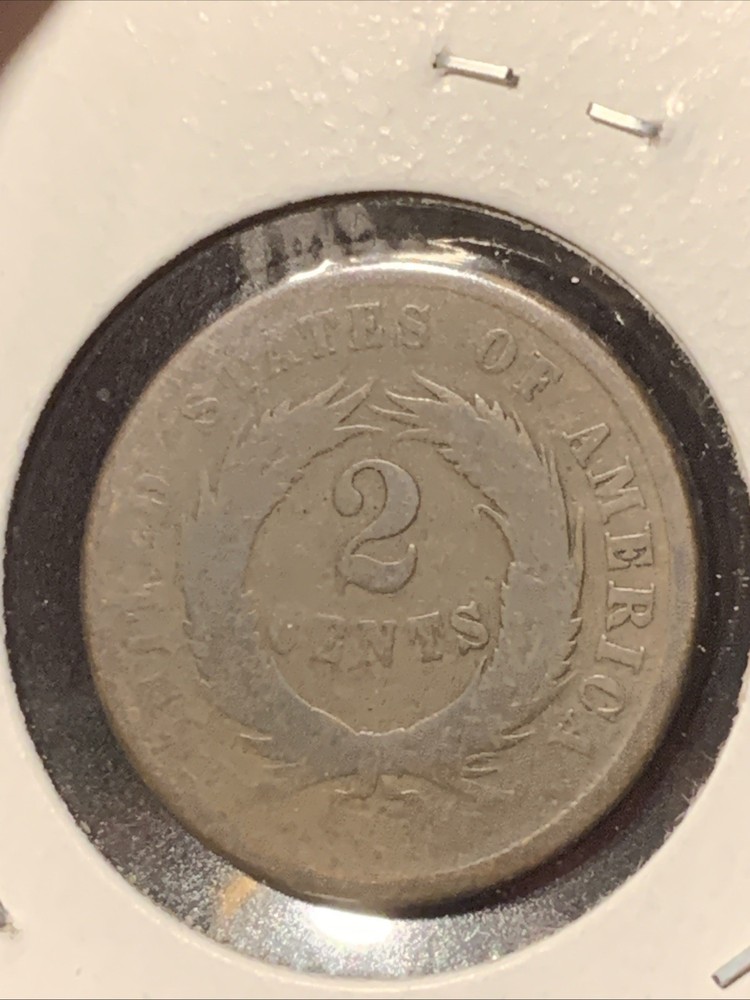 1864 Two Cent Piece 2c ~ Civil War Era ~