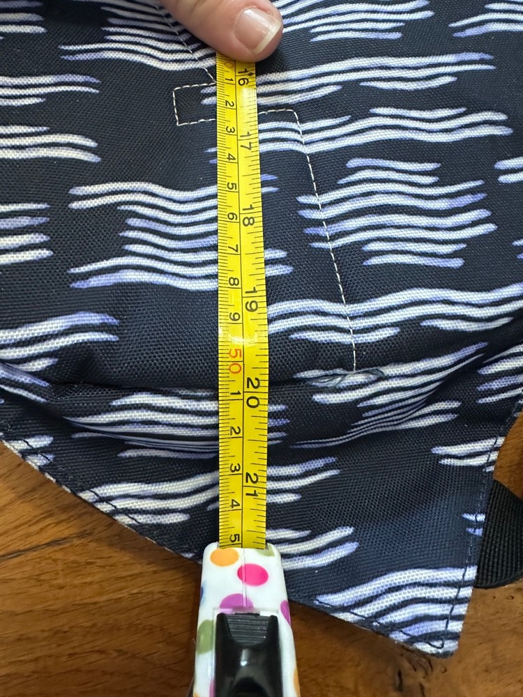 kavu sling back pack blue with stripes