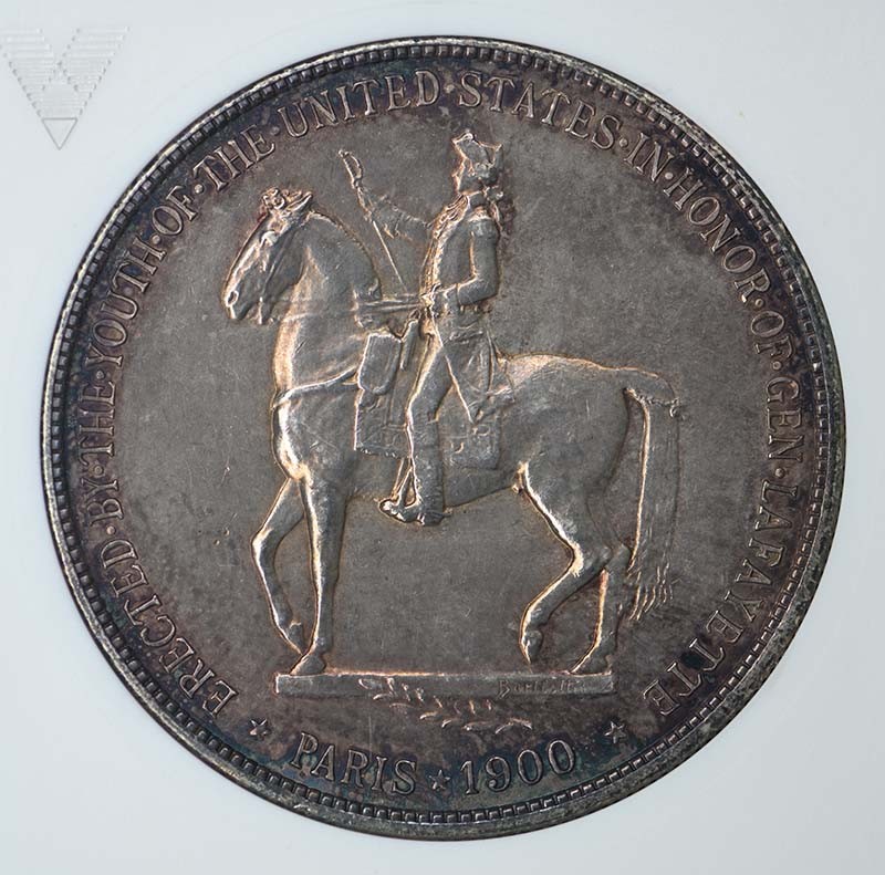 LAFAYETTE 1900 $1 Silver Commemorative ANACS MS62