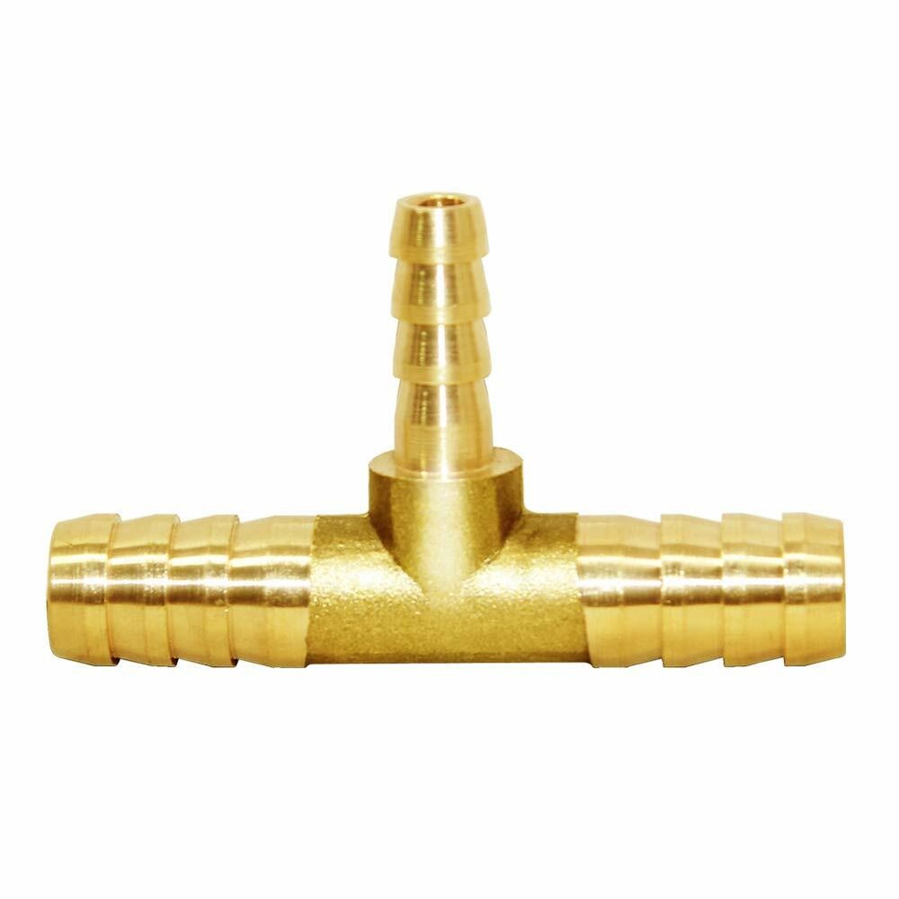 Barb Reducer 3/8"x1/4"x3/8" ID Hose Tee 3 Way Union Fitting Intersection/Split
