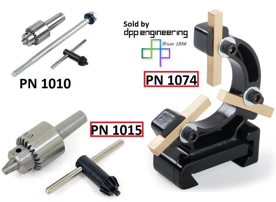 Sherline assorted metric Lathe accessories