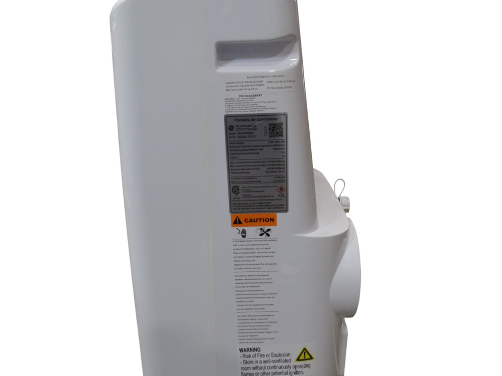 Portable Air Conditioner GE APPLIANCES ,10400BTU -APLS10WWB1- Free Shipping