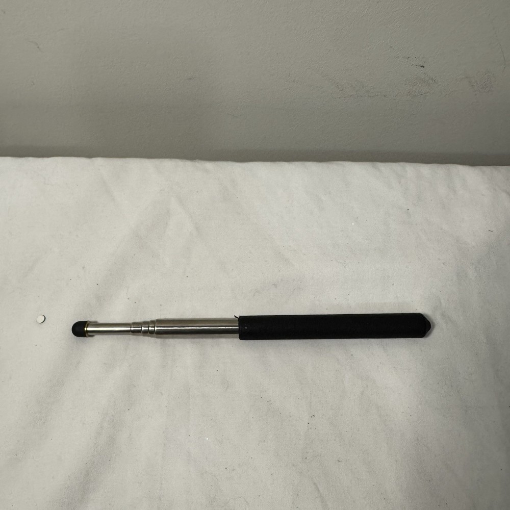 Telescopic Teachers Pointer, Handheld Presenter, Black Handle Metal, Retractable