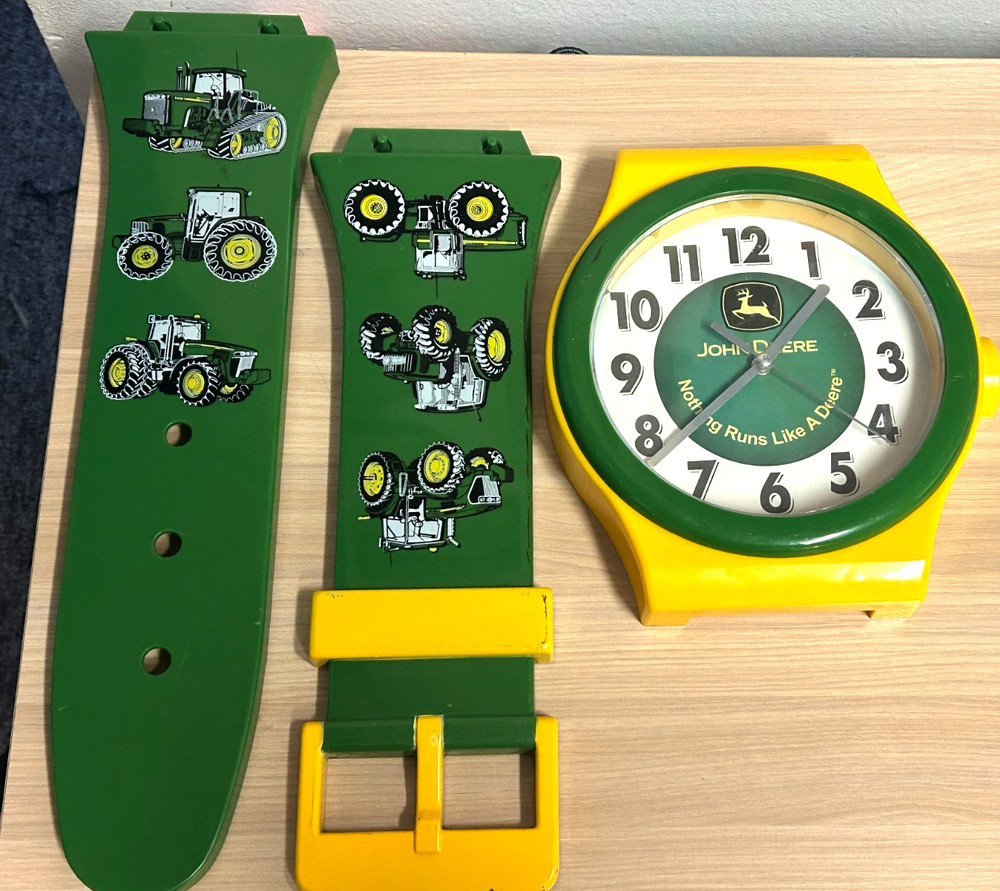 John Deere 3ft Wrist Watch Wall Clock