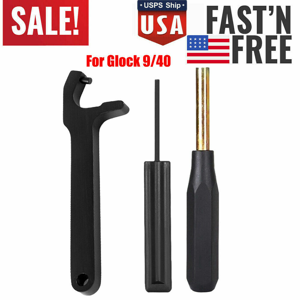 3 Pcs Tool Kit Front Sight Hex Tool Pin Punch Magazine Remove Tool for Glock US