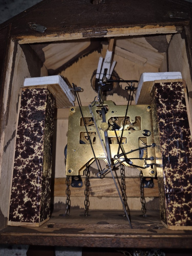 Large Older Black Forest Cuckoo Clock Refurbished And Working