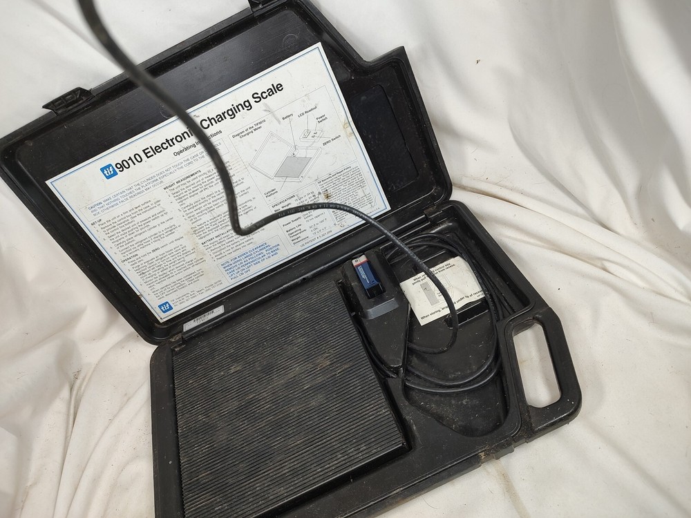 9010 Slimline Electronic Refrigerant Charging Scale - Tif Instruments