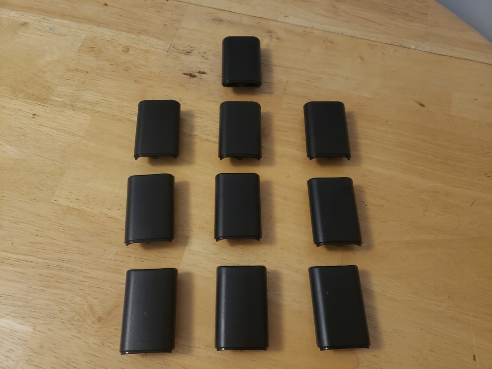 100 Black Battery Replacement for Xbox 360 Controller Case, Shell, Pack Cover US