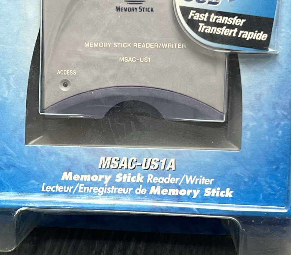 Sony USB Interface Card Reader for Memory Stick - PC/Mac (MSAC-US1)