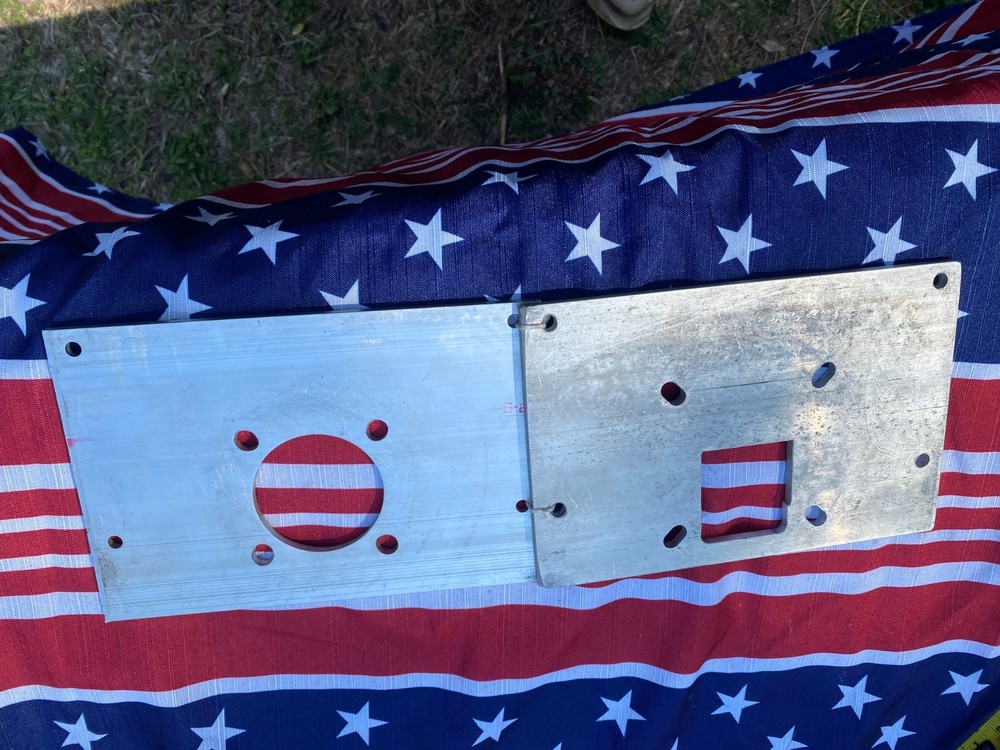 Antenna tower rotor Hazer plates custom bracket