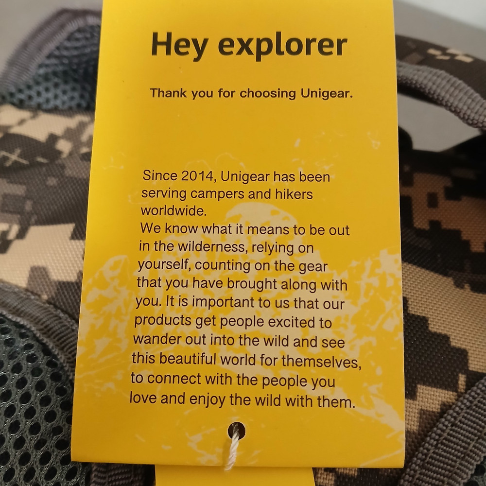 Unigear Small Camo Backpack-NWT