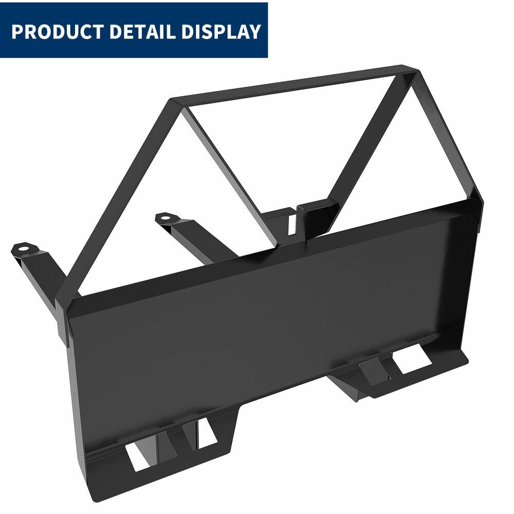 Pallet Fork 46" Skid Steer Forks Skid Steer Attachment Quick Attach Mount 2600LB