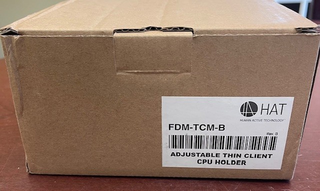HAT FDM-TCM-B Adjustable THIN Client CPU Holder Bracket - NEW