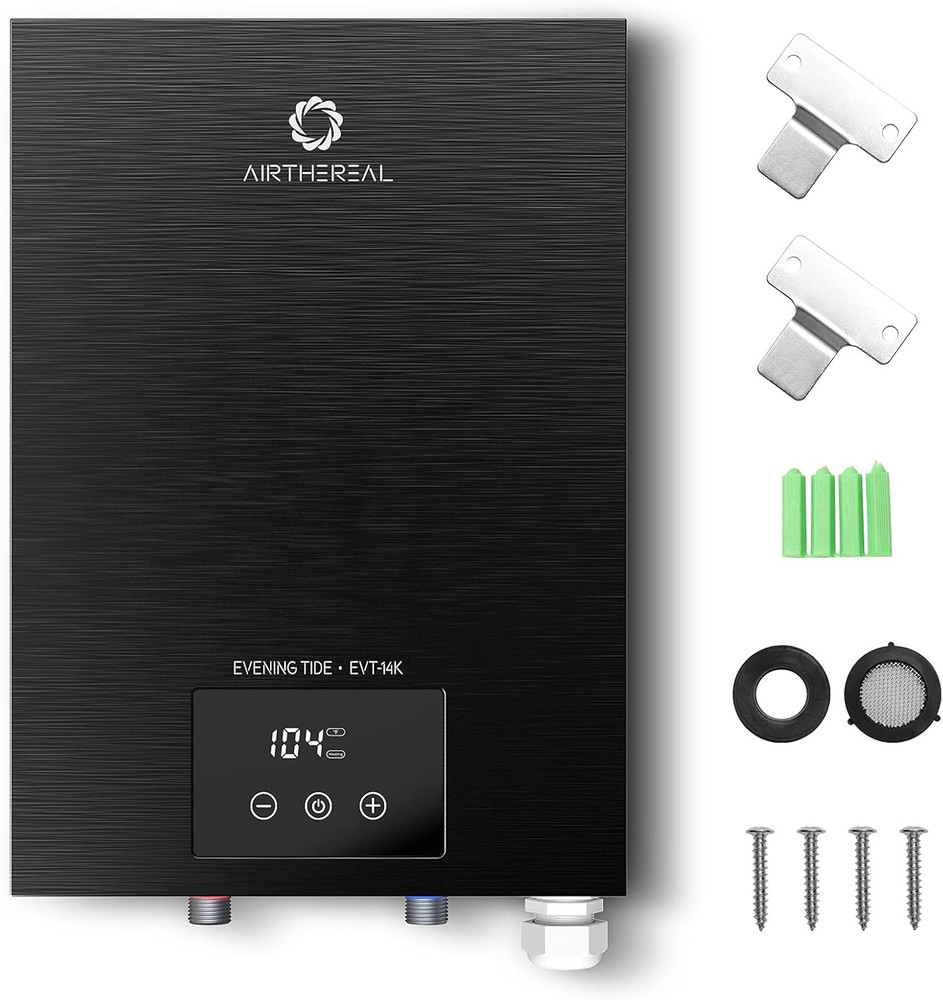 Airthereal Electric Tankless Water Heater 14Kw, 240Volts - Endless On-Demand Hot