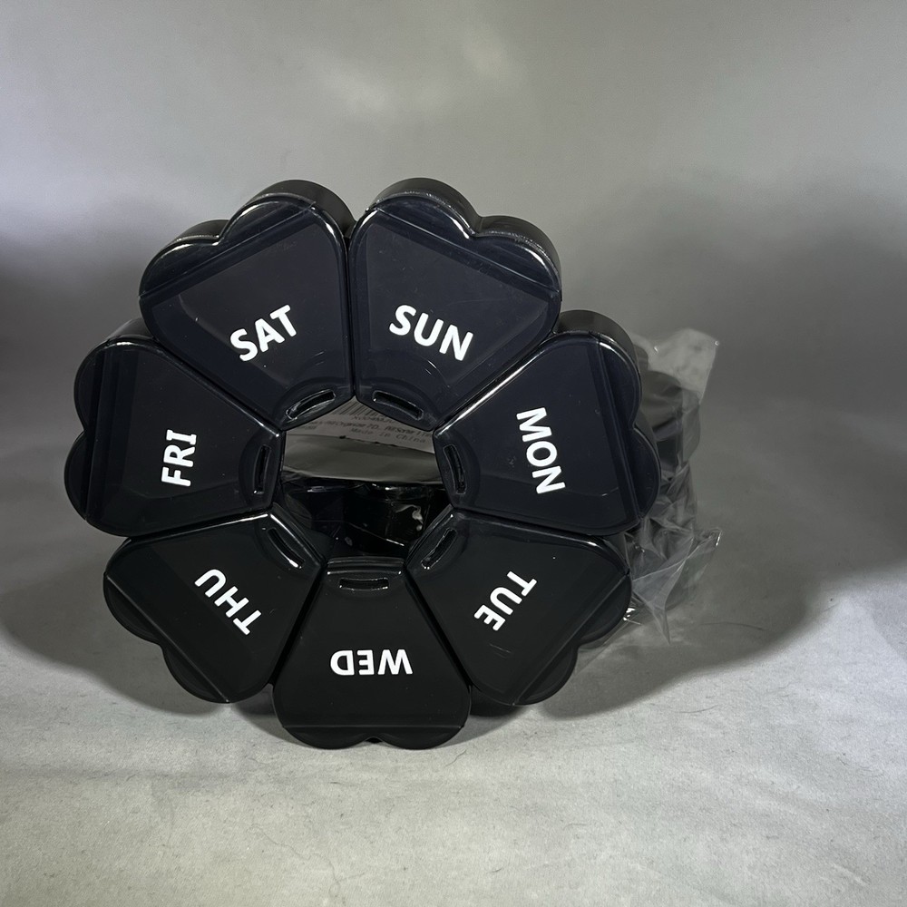 7 day pill organizer round