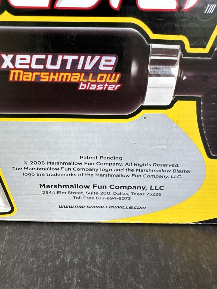 Executive Marshmallow Blaster – Shoots Large Marshmallows 40 Ft – Pre-Owned