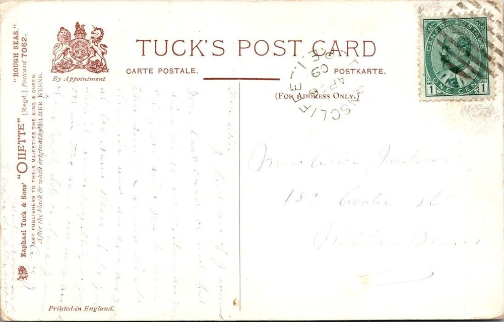 Canada 1909 Erinscliffe ONT PPC - A02122